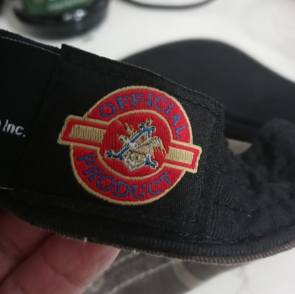 Anheuser-busch Official Product Camouflage Distressed Embroidered Logo Cap - Picture 7 of 7